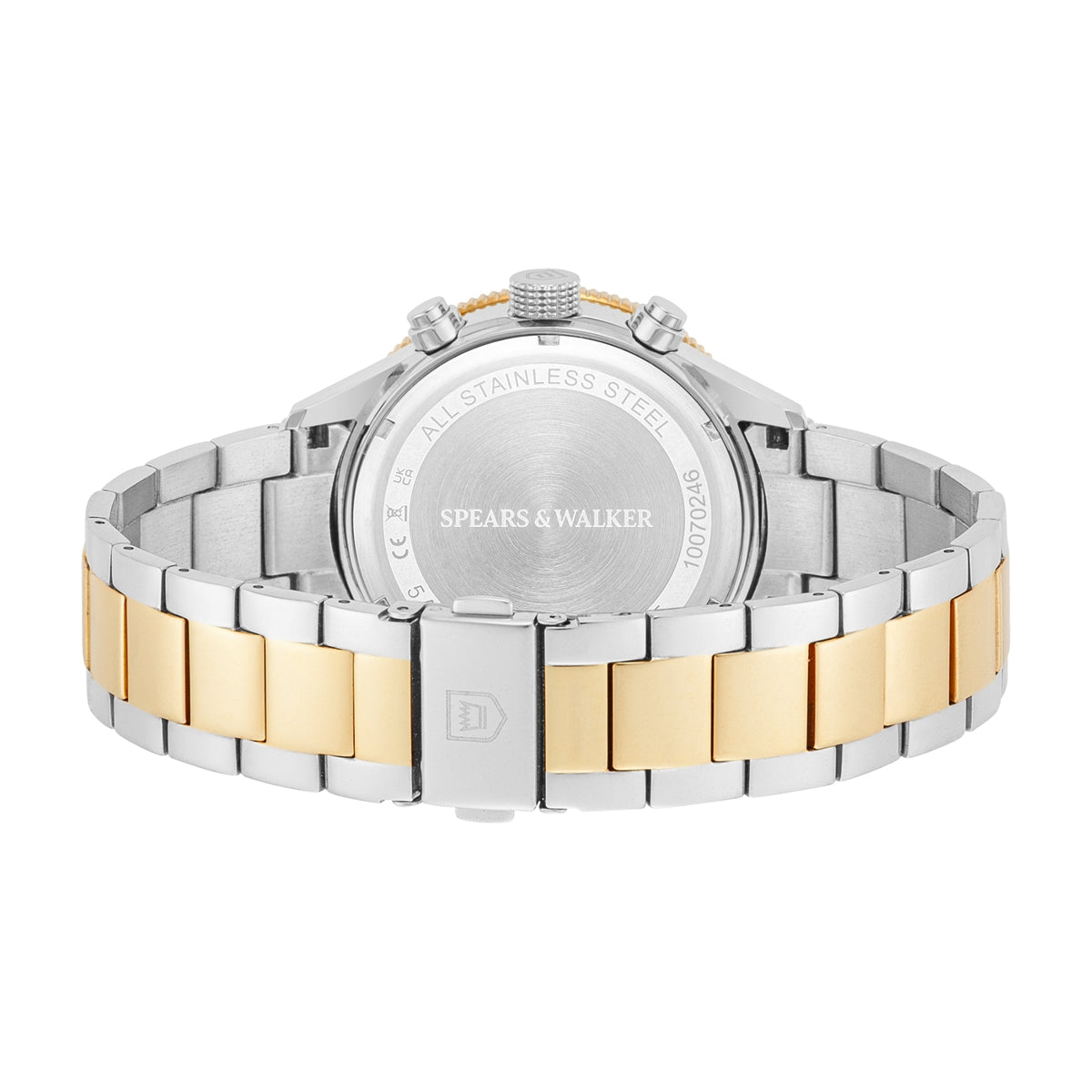 Herren Chronograph bicolor Edelstahl bicolor
