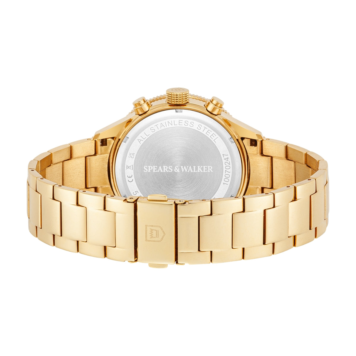 Herren Chronograph gelbgold Edelstahl gelbgold