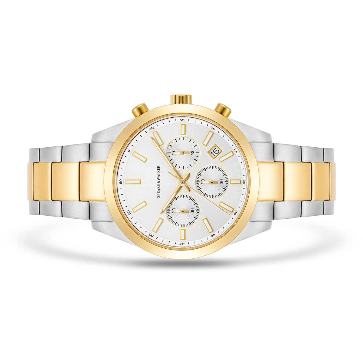 Herren Chronograph bicolor Edelstahl bicolor