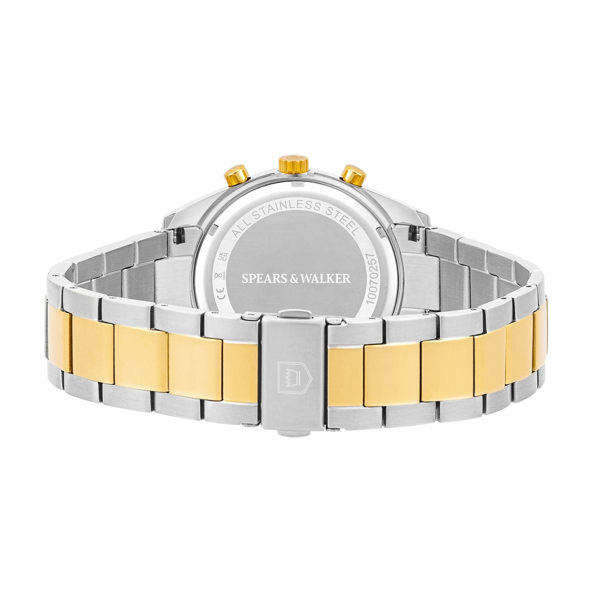 Herren Chronograph bicolor Edelstahl bicolor