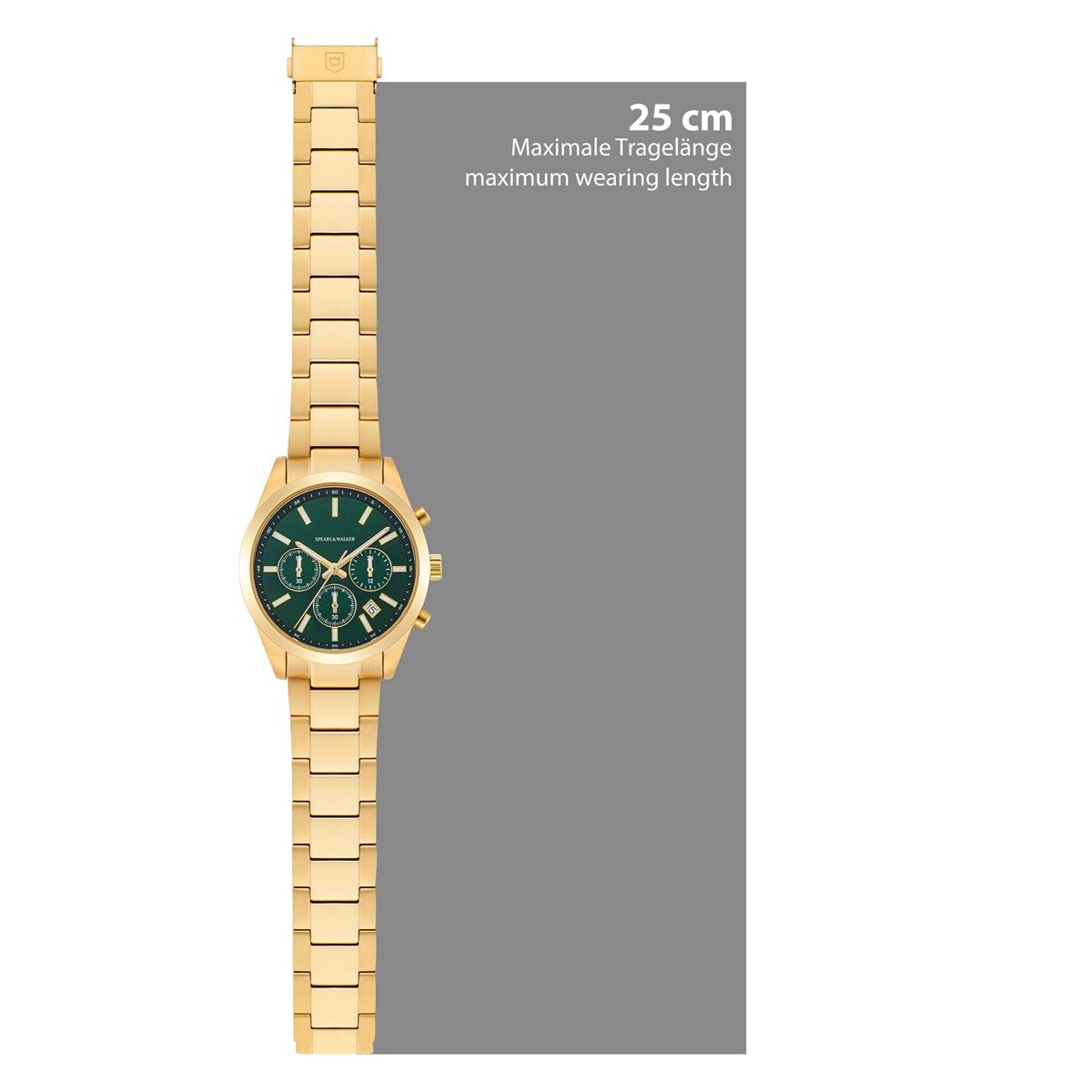 Herren Chronograph gelbgold Edelstahl gelbgold