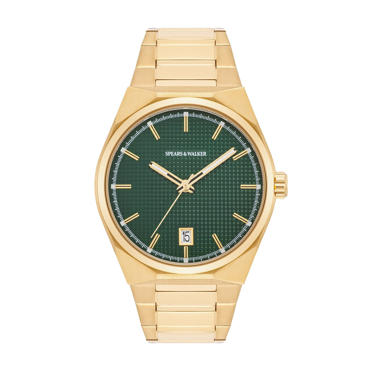 Herren Quarzuhr gelbgold Edelstahl gelbgold