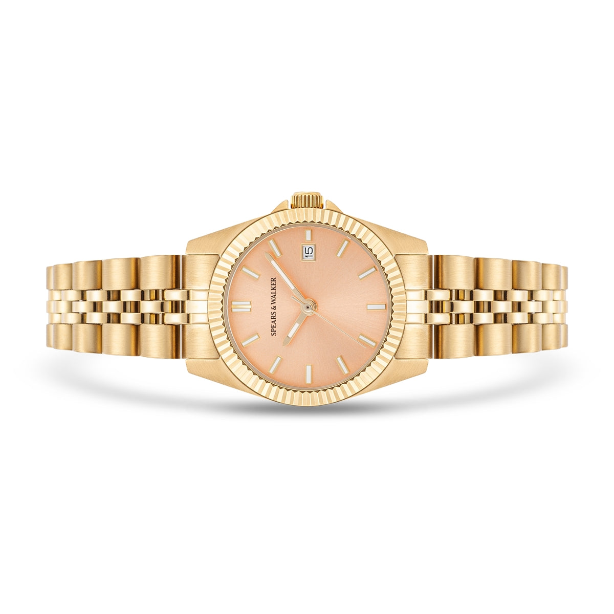 Damen Quarzuhr gelbgold Edelstahl gelbgold