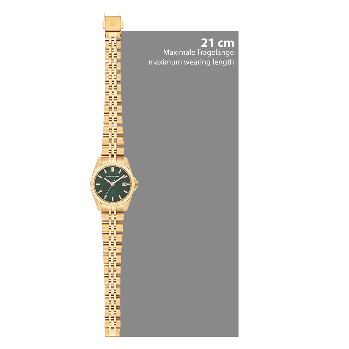 Damen Quarzuhr gelbgold Edelstahl gelbgold