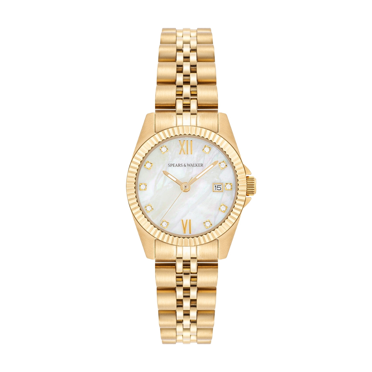 Damen Quarzuhr gelbgold Edelstahl gelbgold