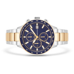 Herren Chronograph bicolor Edelstahl bicolor
