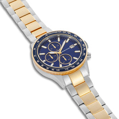 Herren Chronograph bicolor Edelstahl bicolor