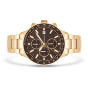 Herren Chronograph gelbgold Edelstahl gelbgold