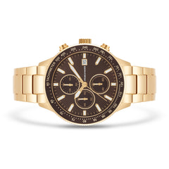 Herren Chronograph gelbgold Edelstahl gelbgold