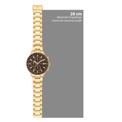 Herren Chronograph gelbgold Edelstahl gelbgold