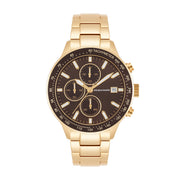 Herren Chronograph gelbgold Edelstahl gelbgold