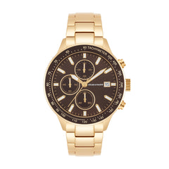 Herren Chronograph gelbgold Edelstahl gelbgold