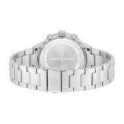 Herren Chronograph silber Edelstahl silber