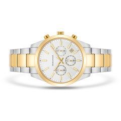 Herren Chronograph bicolor Edelstahl bicolor