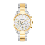 Herren Chronograph bicolor Edelstahl bicolor