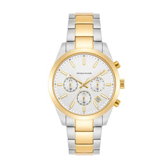 Herren Chronograph bicolor Edelstahl bicolor