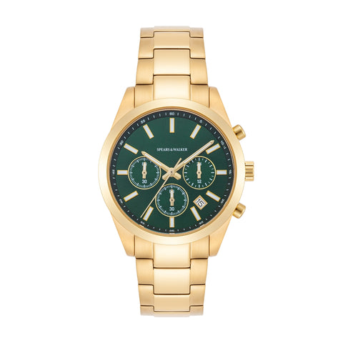 Herren Chronograph gelbgold Edelstahl gelbgold