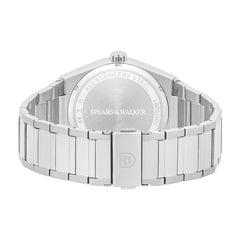 Herren Quarzuhr silber Edelstahl silber