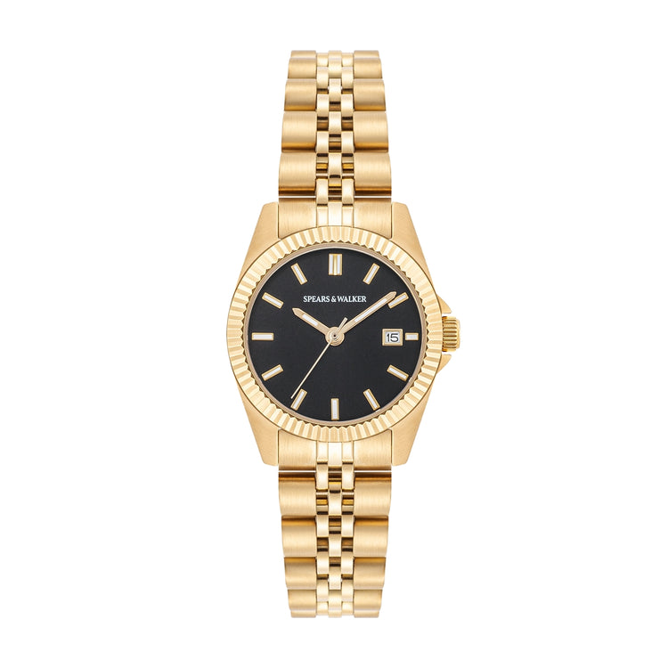 Damen Quarzuhr gelbgold Edelstahl gelbgold
