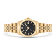 Damen Quarzuhr gelbgold Edelstahl gelbgold