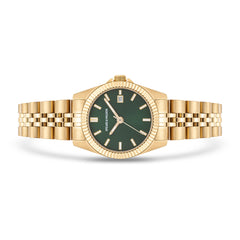 Damen Quarzuhr gelbgold Edelstahl gelbgold
