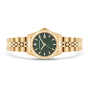 Damen Quarzuhr gelbgold Edelstahl gelbgold