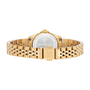 Damen Quarzuhr gelbgold Edelstahl gelbgold