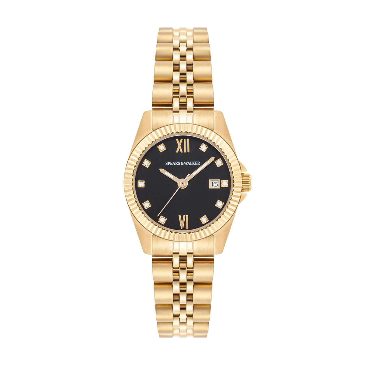 Damen Quarzuhr gelbgold Edelstahl gelbgold