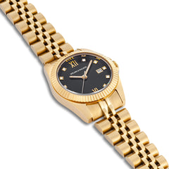 Damen Quarzuhr gelbgold Edelstahl gelbgold