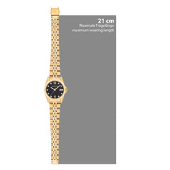 Damen Quarzuhr gelbgold Edelstahl gelbgold