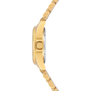 Damen Quarzuhr gelbgold Edelstahl gelbgold