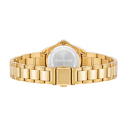 Damen Quarzuhr gelbgold Edelstahl gelbgold