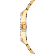 Damen Quarzuhr gelbgold Edelstahl gelbgold