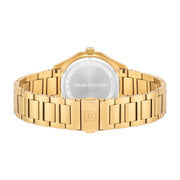 Damen Quarzuhr gelbgold Edelstahl gelbgold
